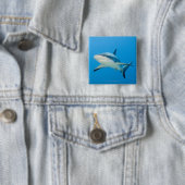 Karibischer Riffhai (Carcharhinus perezi) Button (Beispiel)