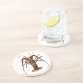 Karibischer stacheliger Hummer Sandstein Untersetzer (Seite)