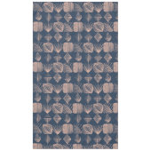 Karibischer Stammbaum: Navy Blue, Pink Tischdecke (Vorderseite)
