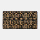 Karibischer Stammbaum: Schwarz, Gold Schreibtischunterlage (Vorderseite)