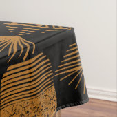 Karibischer Stammbaum: Schwarz, Gold Tischdecke (Beispiel)