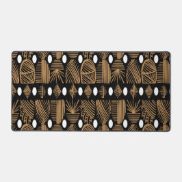 Karibischer Stammbaum: Schwarz, Weiß, Gold Schreibtischunterlage