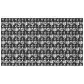 Karibischer Stammbaum - Schwarz & Weiß, Tischdecke (Vorderseite (Horizontal))