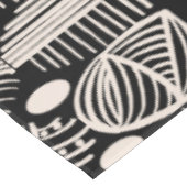 Karibischer Stammbaum: Schwarz, Weiß, Tischdecke (Schrägansicht)