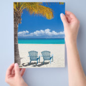 Karibischer Strand Flyer (Hand)
