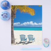 Karibischer Strand Flyer (Einzeln)