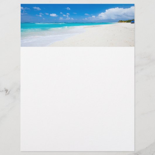 Karibischer Strand Flyer (Vorne)