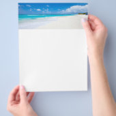 Karibischer Strand Flyer (Hand)