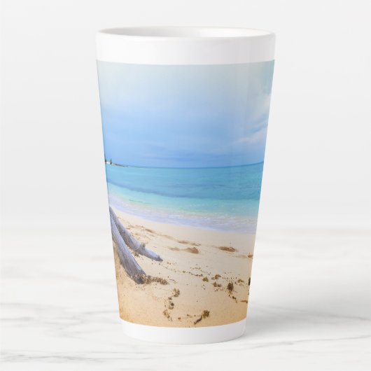 Karibischer Strand Milchtasse (Vorderseite)