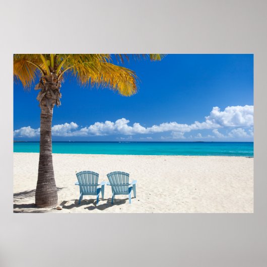 Karibischer Strand Poster (Vorne)