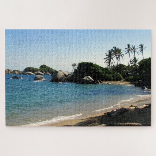 Karibischer Strand Tayrona Puzzle (Horizontal)