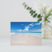 Karibischer Strand und Meer Postkarte (Stehend Vorderseite)