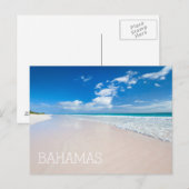 Karibischer Strand und Meer Postkarte (Vorne/Hinten)