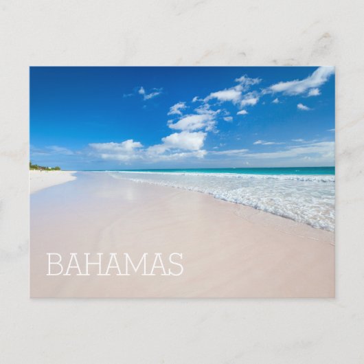 Karibischer Strand und Meer Postkarte (Vorderseite)