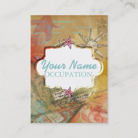 Karibischer Traum - Visitenkarte (Vorderseite)