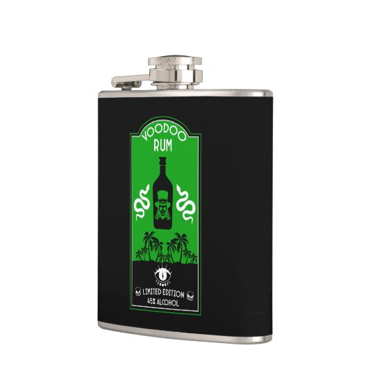 Karibischer Voodoo Rum Flachmann (Links)