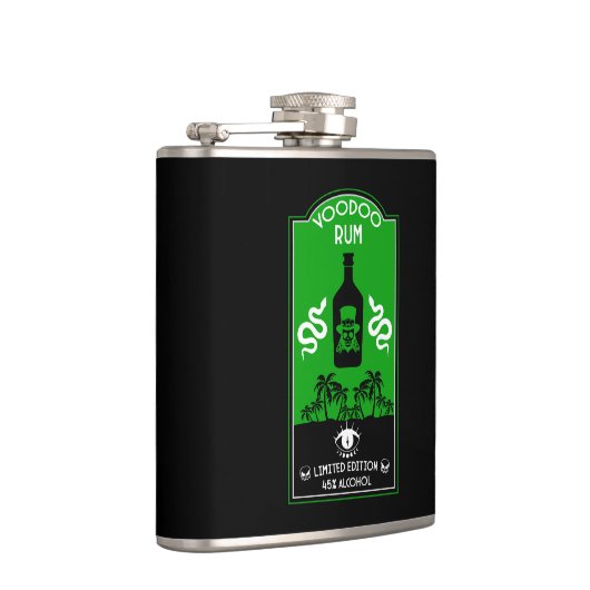 Karibischer Voodoo Rum Flachmann (Rechts)