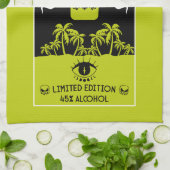 Karibischer Voodoo Rum Geschirrtuch (Gefaltet)