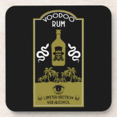 Karibischer Voodoo Rum Getränkeuntersetzer (Vorderseite)