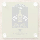 Karibischer Voodoo Rum Glasuntersetzer (Rückseite)