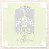Karibischer Voodoo Rum Glasuntersetzer (Rückseite)
