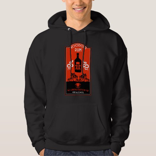 Karibischer Voodoo Rum Hoodie (Vorderseite)