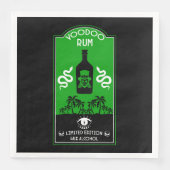 Karibischer Voodoo Rum Serviette (Vorderseite)