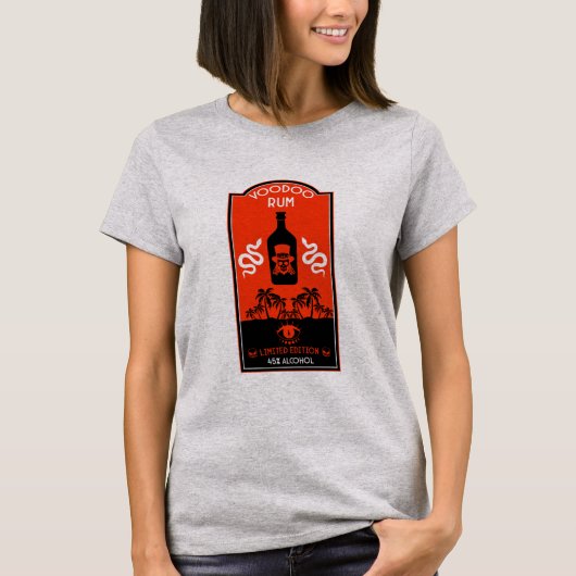 Karibischer Voodoo Rum T-Shirt (Vorderseite)