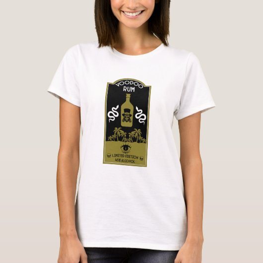 Karibischer Voodoo Rum T-Shirt (Vorderseite)