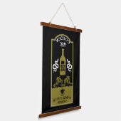 Karibischer Voodoo Rum Wandteppich Mit Holzrahmen (Gewinkelt)