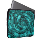 Karibischer Whirlpool.... Laptopschutzhülle (Vorne Rechts)