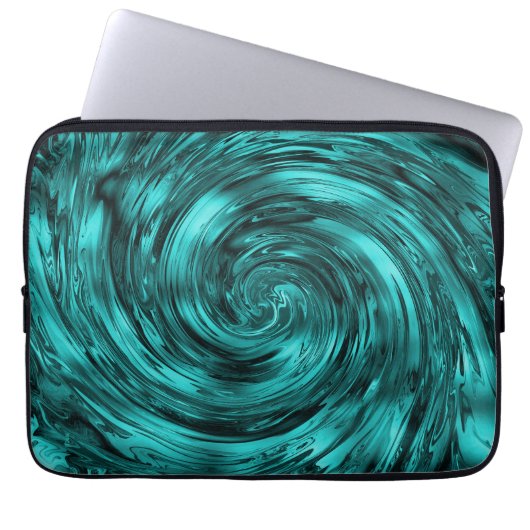 Karibischer Whirlpool.... Laptopschutzhülle (Vorderseite)