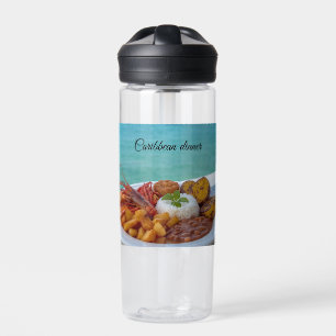 Karibisches Abendessen Trinkflasche