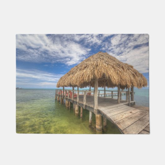 Karibisches Dock Fußmatte (Vorderseite)
