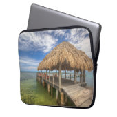 Karibisches Dock Laptopschutzhülle (Vorderseite Links)