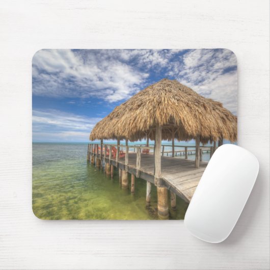 Karibisches Dock Mousepad (Mit Mouse)