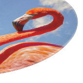 Karibisches Flamingo-Paar Schneidebrett (Ecke)