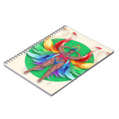 karibisches Karneval-Tropenkarneval-Notebook Notizblock (Linke Seite)
