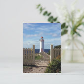 Karibisches Leuchtturm Postkarte (Stehend Vorderseite)