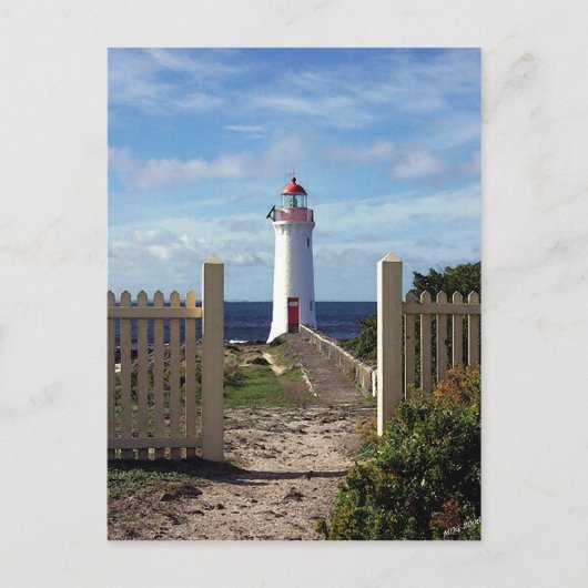 Karibisches Leuchtturm Postkarte (Vorderseite)