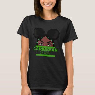 Karibisches Mädchen Inselstolz Stolz Karibik T-Shirt
