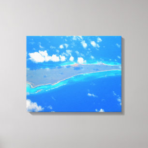 KARIBISCHES MEER #1 AUF LEINWAND  50,8 CM X 40,64 