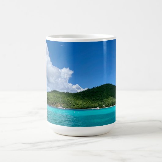 Karibisches Meer Kaffeetasse (Mittel)