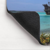 Karibisches Piraten-Schiff Mousepad (Ecke)