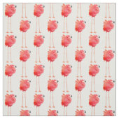 Karibisches rosa Flamingo-Vogel-Gewebe Stoff (Muster)