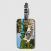 Karibisches Schiffswrack Gepäckanhänger (Vorderseite Vertikal)