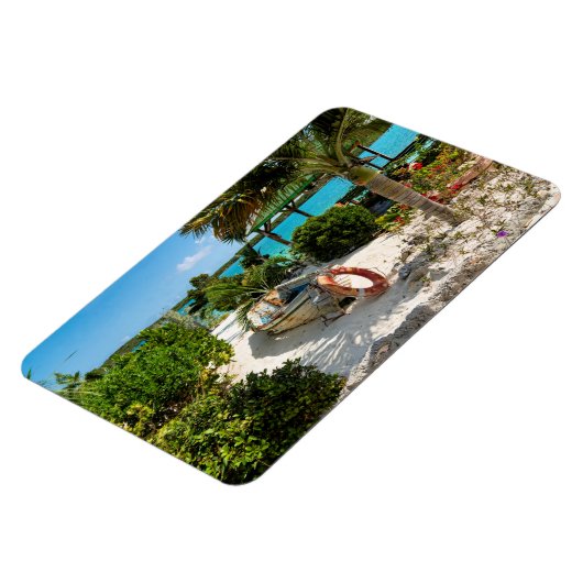 Karibisches Schiffswrack Magnet (Linke Seite)