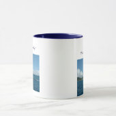 Karibisches Segelboot, würde ich vielmehr segeln! Tasse (Zentrum)