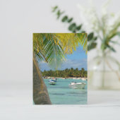 Karibisches Tropenparadies Postkarte (Stehend Vorderseite)