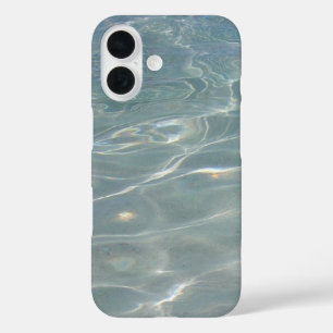 Karibisches Wasser Abstract Blau Natur iPhone 16 Hülle